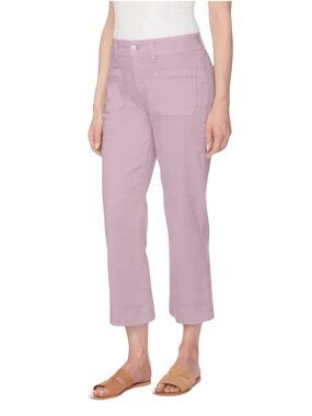 Buffalo David Bitton Lilac Purple Brigette Soft Stretch Crop Pants - Sz 8/29